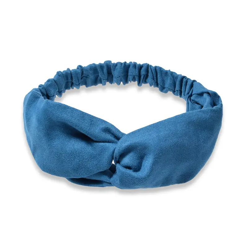 White Cross Knitted Hair Band for Women - Image 26