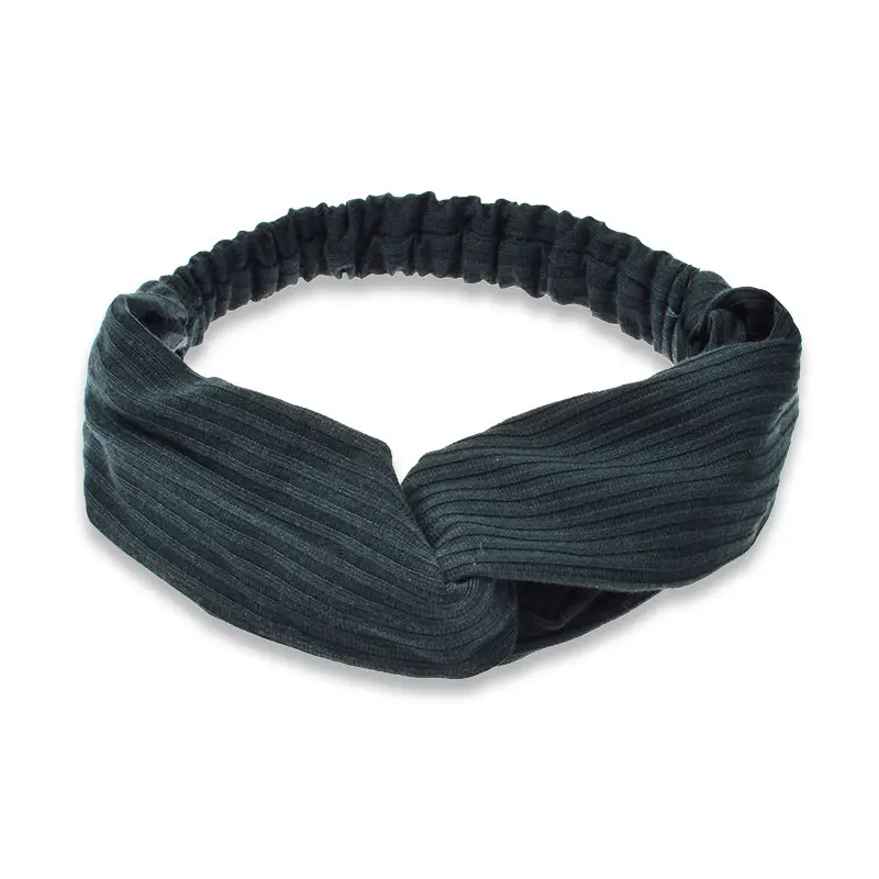 White Cross Knitted Hair Band for Women - Image 8