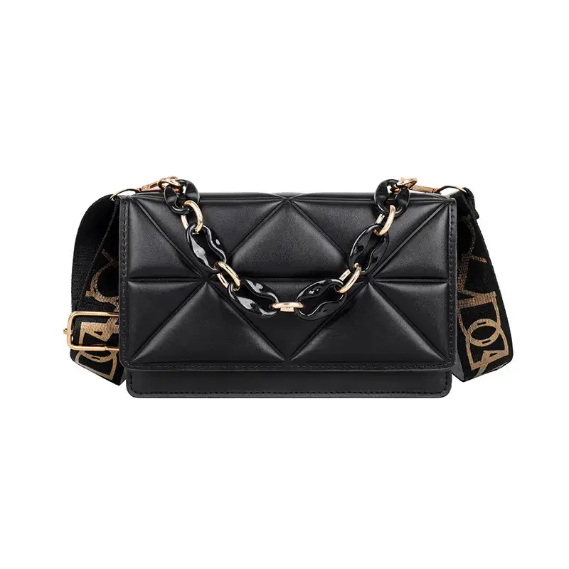 Pink Quilted Shoulder Crossbody Bag for Women