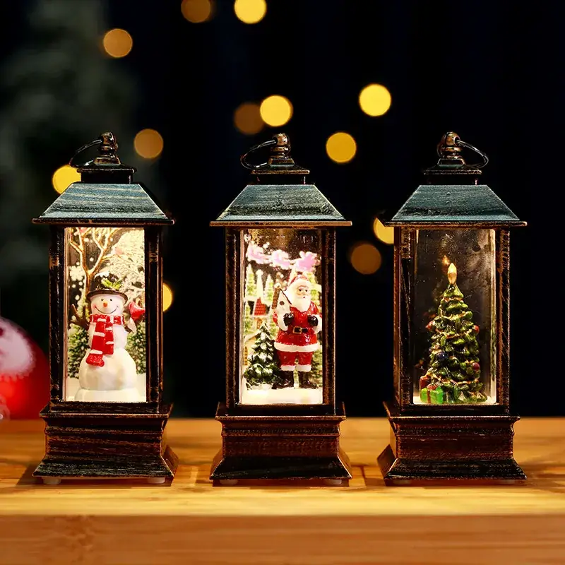 Christmas Santa Telephone Booth Lamp - Image 21