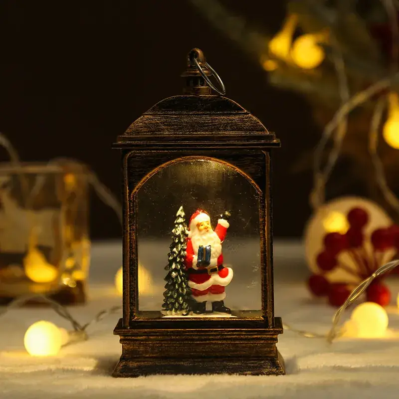 Christmas Santa Telephone Booth Lamp - Image 17