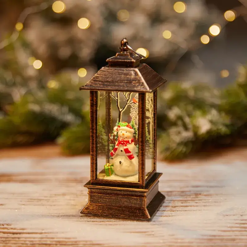 Christmas Santa Telephone Booth Lamp - Image 2