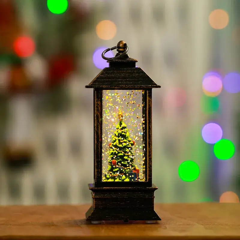 Christmas Santa Telephone Booth Lamp - Image 9
