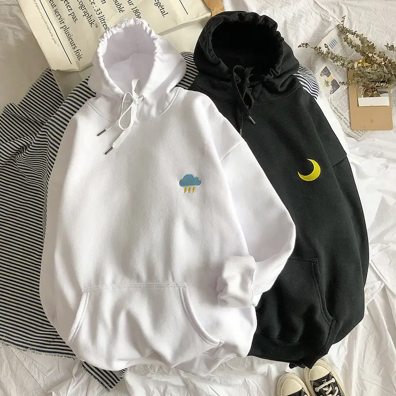 2021 New Hooded Hoodie Women Large Size Couple's Sweater - Image 8