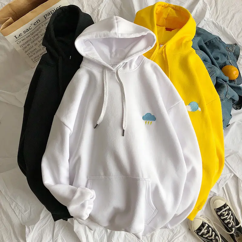 2021 New Hooded Hoodie Women Large Size Couple's Sweater - Image 9