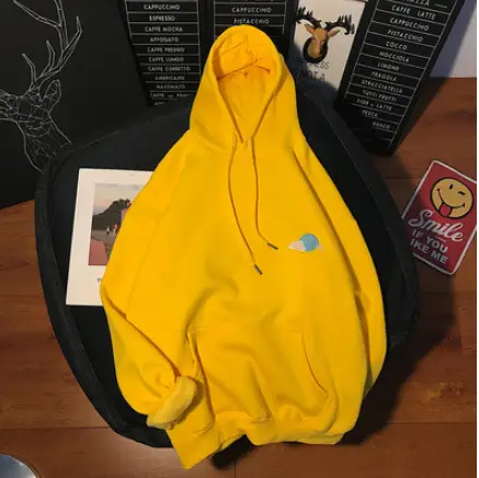 2021 New Hooded Hoodie Women Large Size Couple's Sweater - Image 3