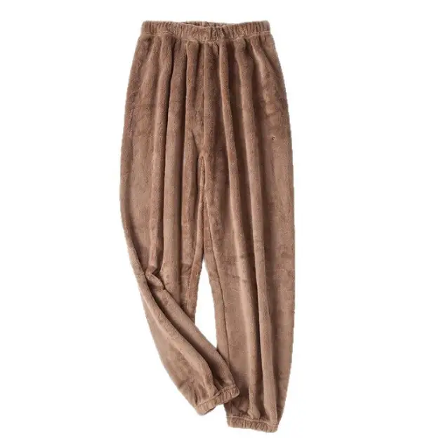 Women's Velvet Pants 2025 Warm Grey Loose Casual