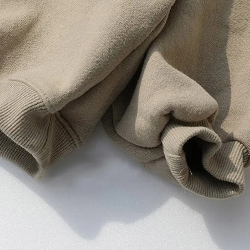 Korean Hoodie for Kids Fleece Warm Beige