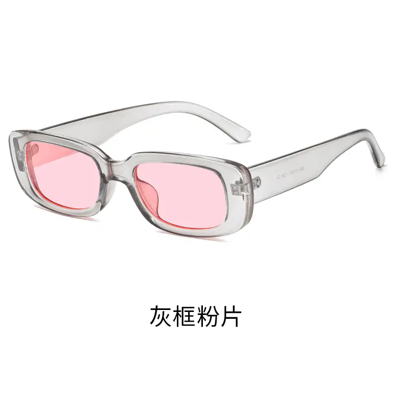 Orange Frame Jelly Sunglasses with Pink Lens 368 UV Protection