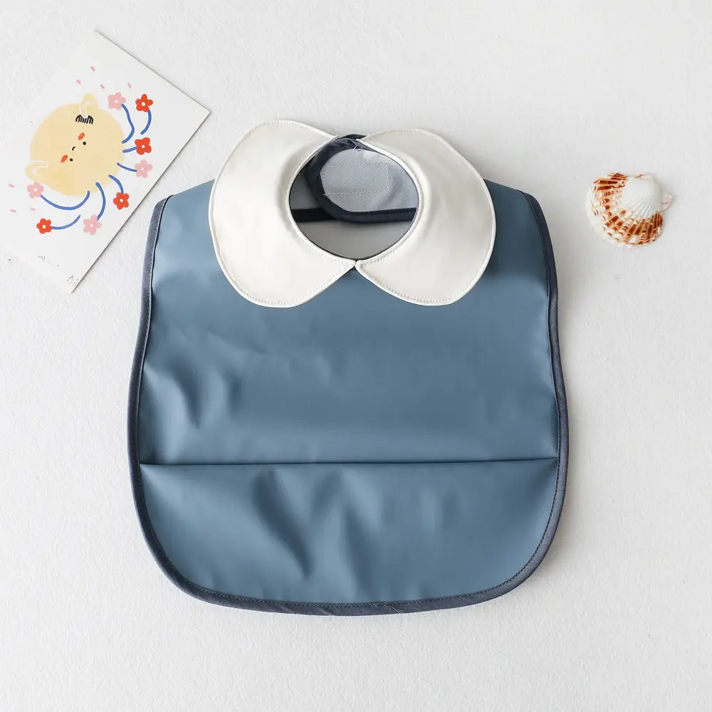 PU round neck-ink blue