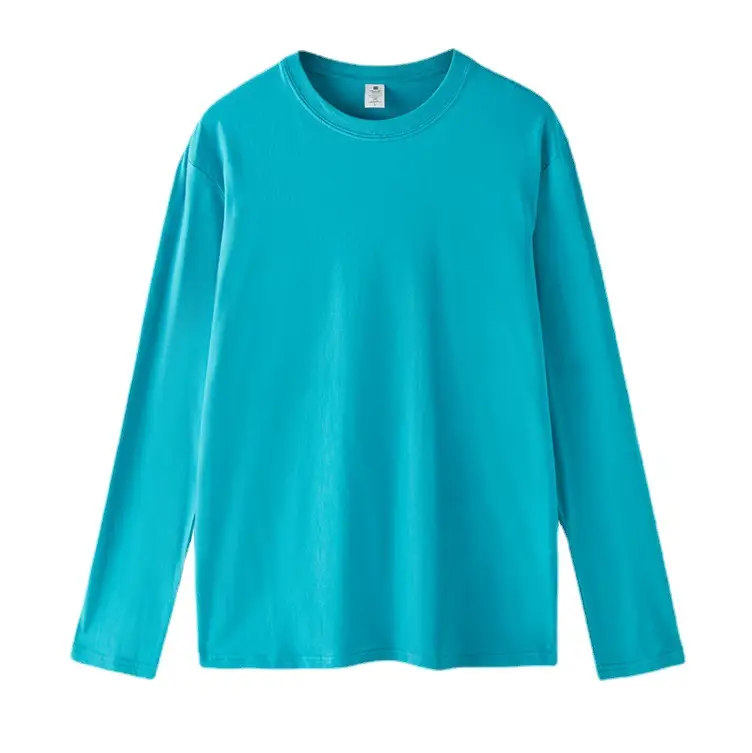Men Black Crewneck Long Sleeve T-Shirt - Image 11