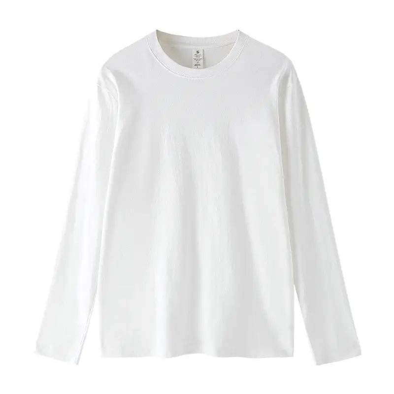 Men Black Crewneck Long Sleeve T-Shirt - Image 2