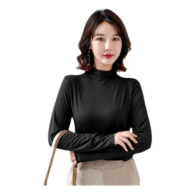 Women's Korean Style Slim Fit Collar Shirt for Autumn Winter - Image 14