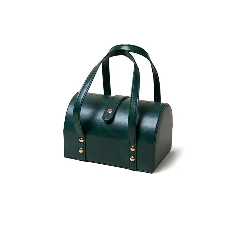 Large Capacity Satchel Storage Box 7-Position Gold Silver Jade