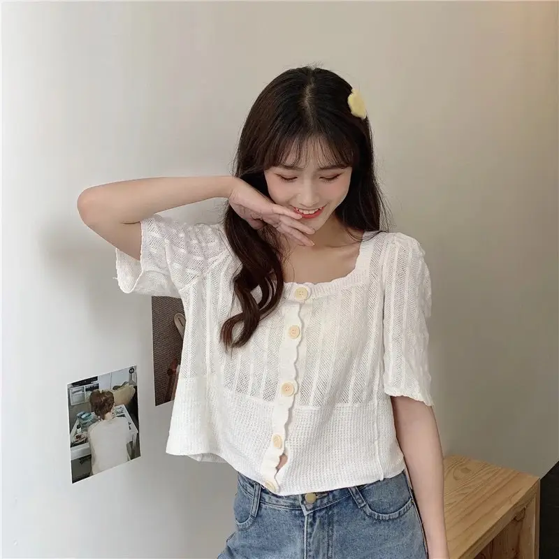 Women's White Lace Sun-Protective Cardigan Top - Image 15