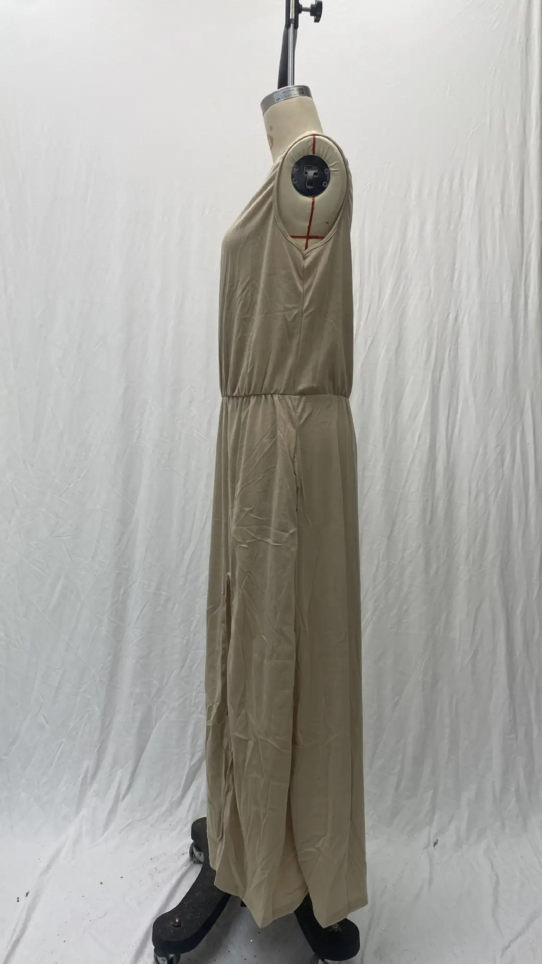 Black Sleeveless Slit Dress for Women Summer — feature 14