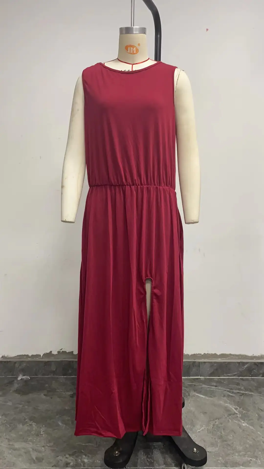 Black Sleeveless Slit Dress for Women Summer — feature 22