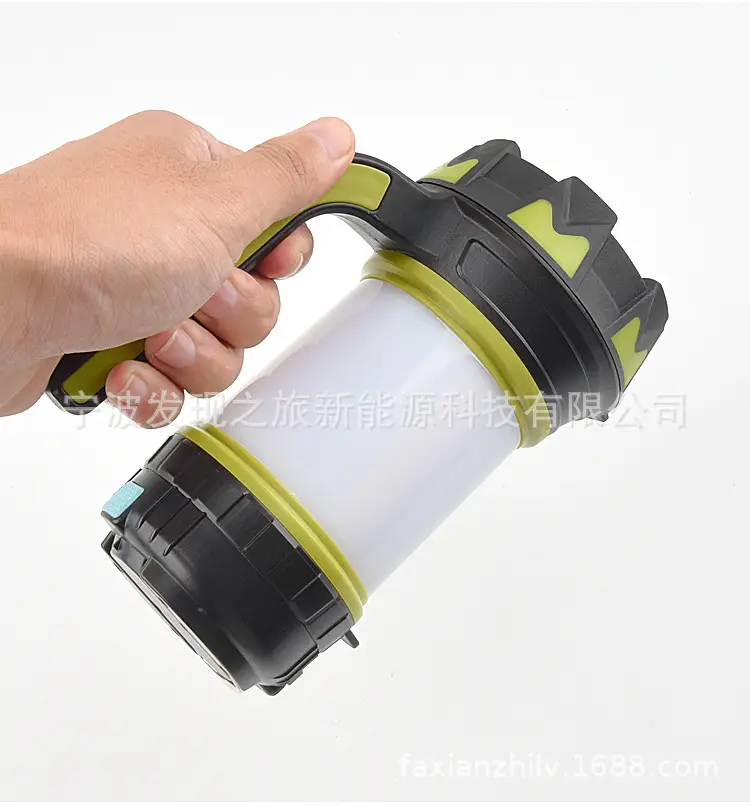 USB Rechargeable Emergency Flashlight with Searchlight & Mountaineering Design — feature 17