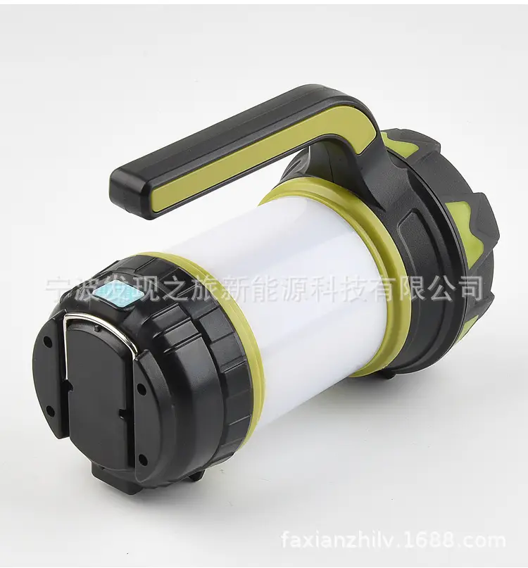 USB Rechargeable Emergency Flashlight with Searchlight & Mountaineering Design — feature 18
