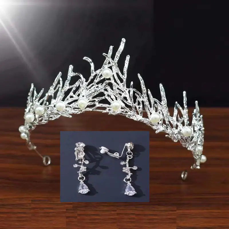 Korean Bridal Crown Wedding Headwear 2022