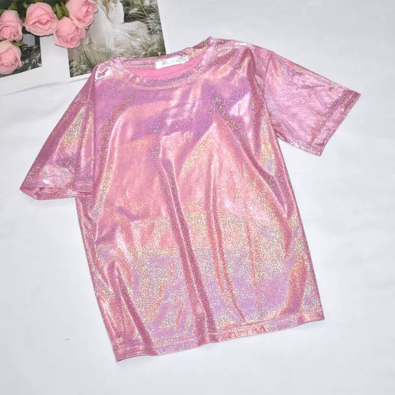 K-Style Glitter T-Shirt Women Large — feature 11