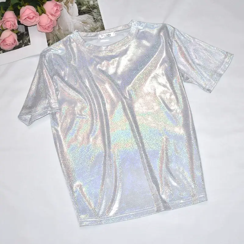 K-Style Glitter T-Shirt Women Large — feature 12
