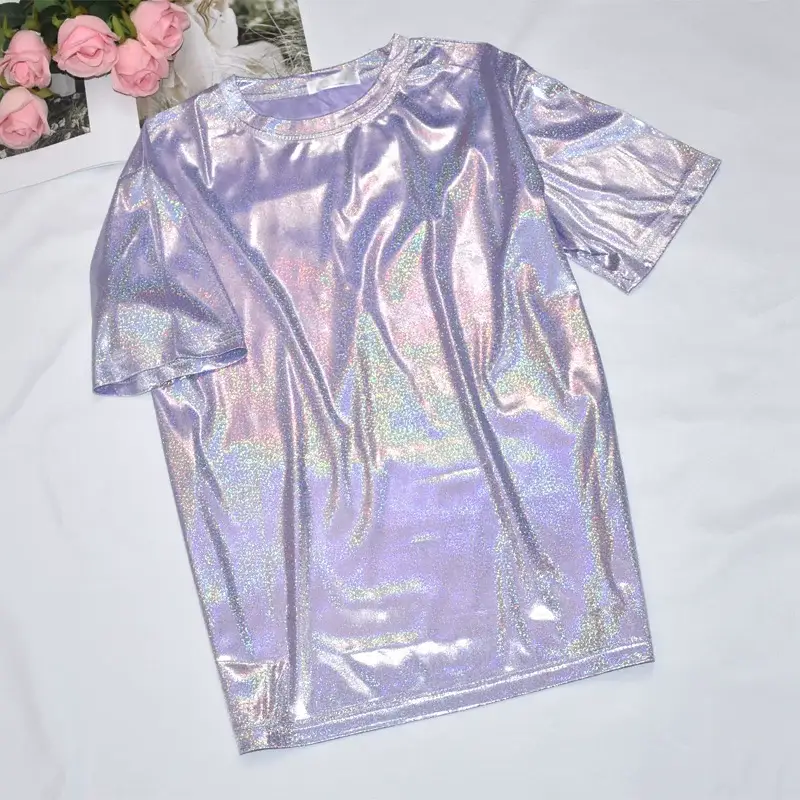 K-Style Glitter T-Shirt Women Large — feature 15