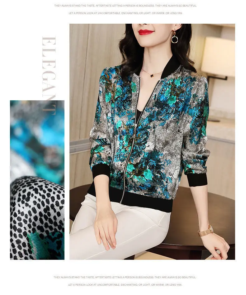 Women's Chiffon Sunscreen Long Sleeve Zipper Coat — feature 10
