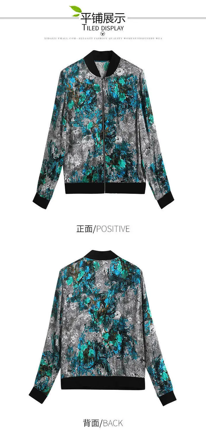 Women's Chiffon Sunscreen Long Sleeve Zipper Coat — feature 13