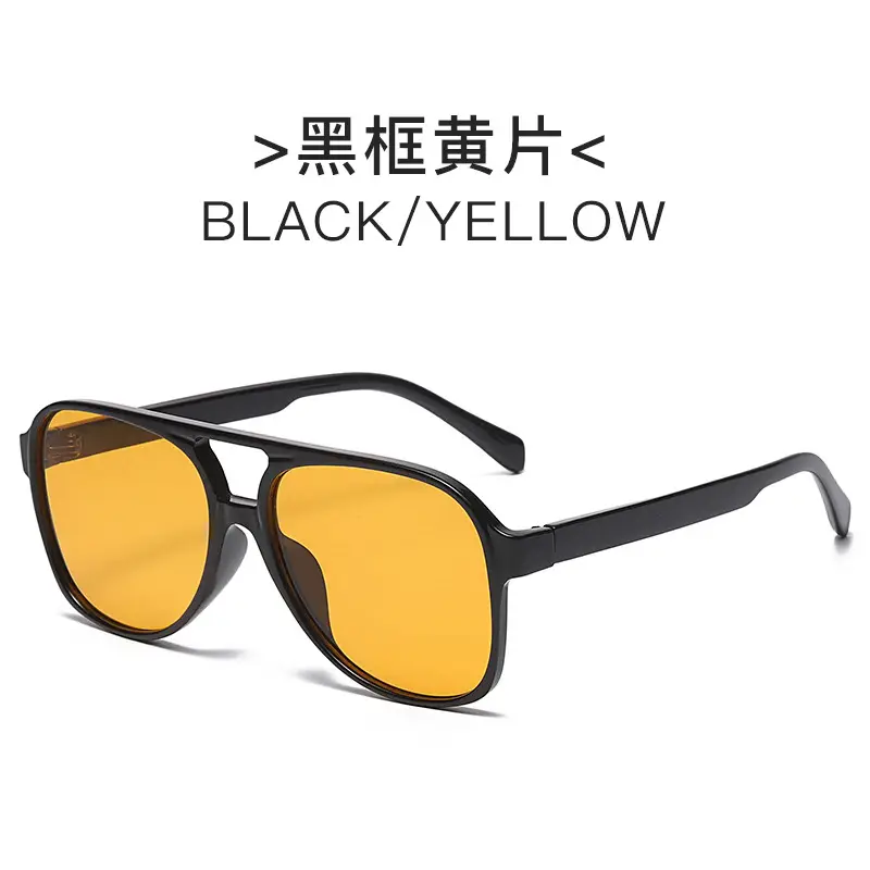 Red Grey Pilot Frog Sunglasses for Women Men - Image 11