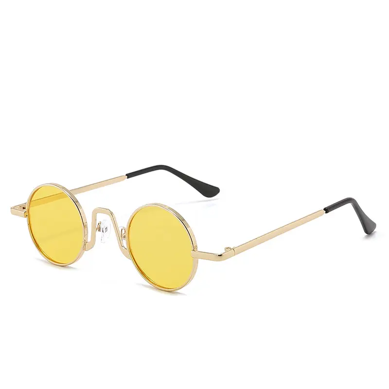 Mini Round Sunglasses for Trendy Street Style, Popular on Social Media, Essential for Sun Protection - Image 11