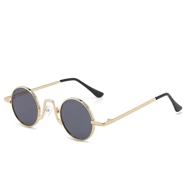 Mini Round Sunglasses for Trendy Street Style, Popular on Social Media, Essential for Sun Protection - Image 12