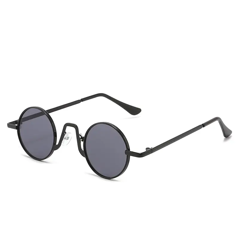 Mini Round Sunglasses for Trendy Street Style, Popular on Social Media, Essential for Sun Protection - Image 14