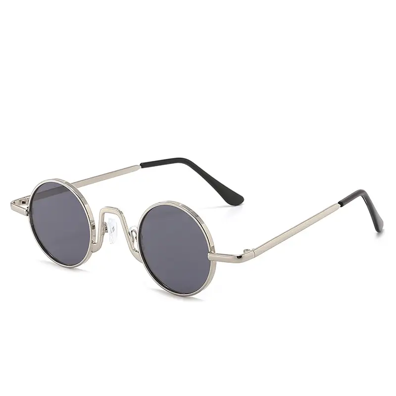 Mini Round Sunglasses for Trendy Street Style, Popular on Social Media, Essential for Sun Protection - Image 3