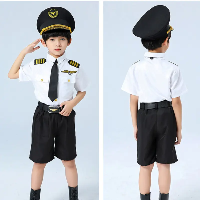 Air Force Uniform Kids Boys Flight Attendant Set - Image 13