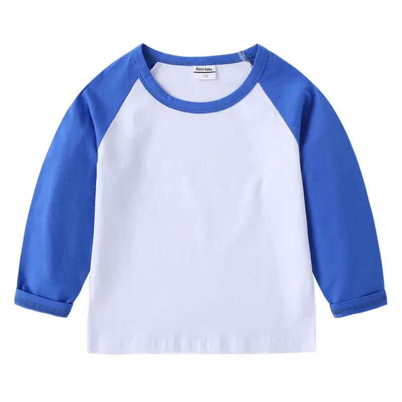Kids Cotton Long Sleeve T-Shirt Red White Pink Black Pants Set - Image 2