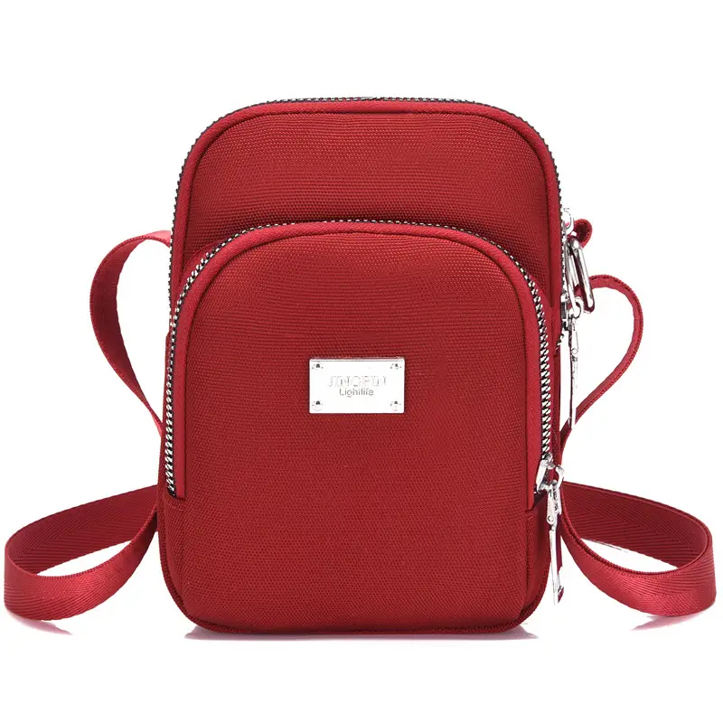 Women's Pink Crossbody Shoulder Bag with Adjustable Strap - Image 5