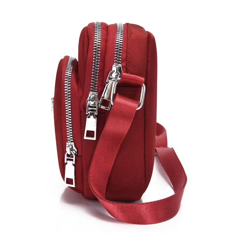 Women's Pink Crossbody Shoulder Bag with Adjustable Strap - Image 6