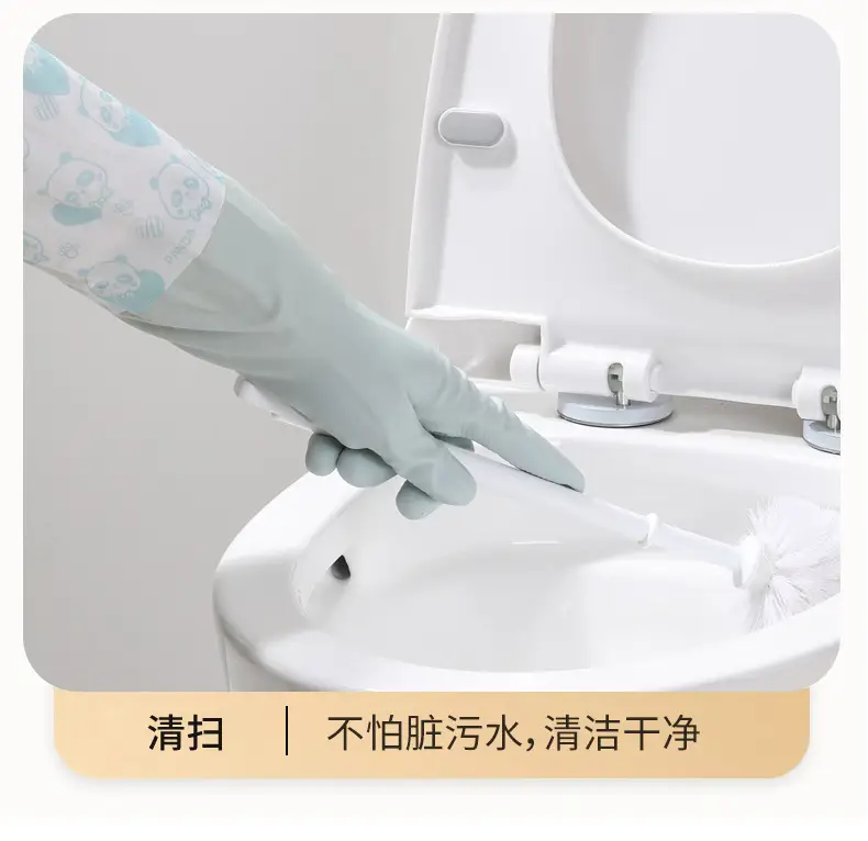 Meiliya Special Warm Kitchen Cleaning Gloves Winter Velvet Waterproof Rubber — feature 12