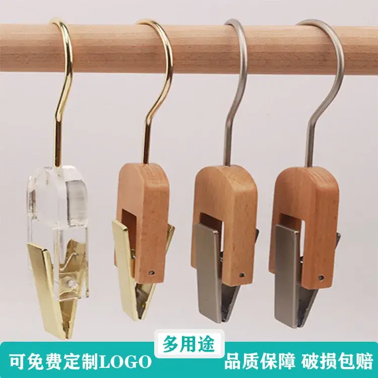 Multi-Use Wooden Socks Hanger Clips - Image 2