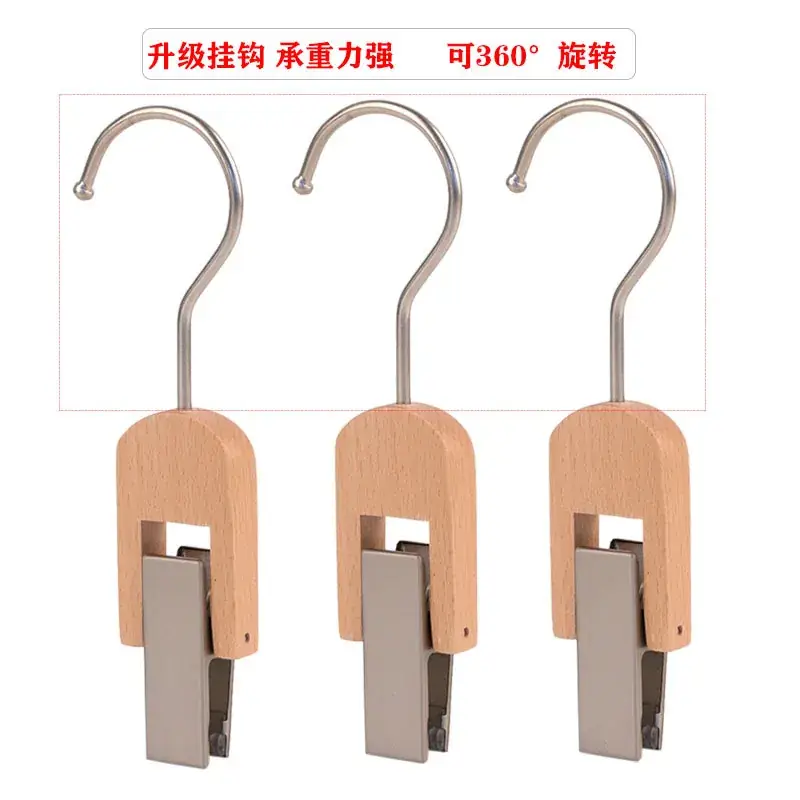 Multi-Use Wooden Socks Hanger Clips - Image 4