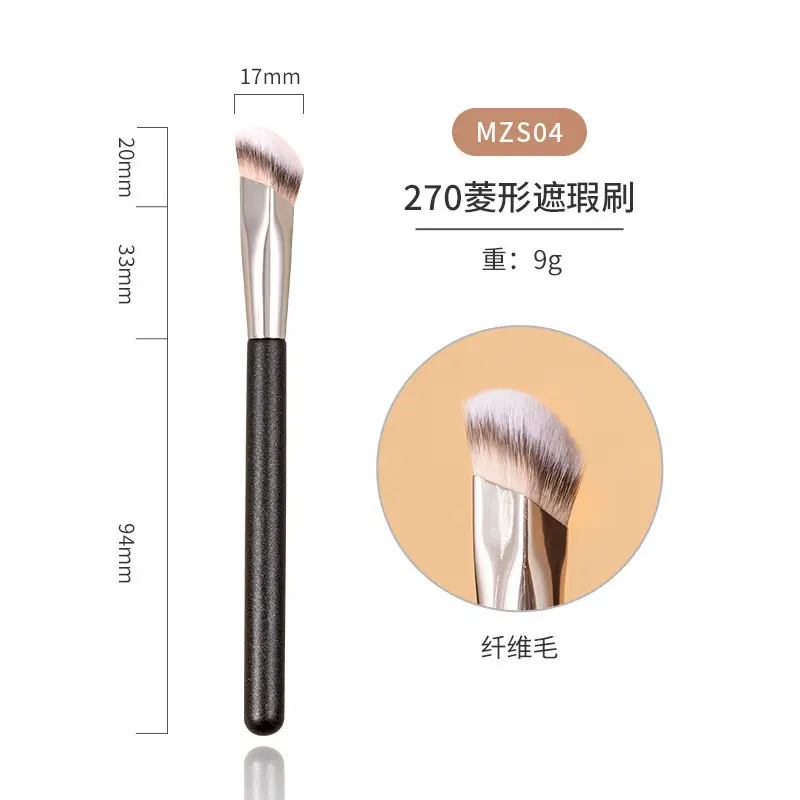 Diamond Shaped Makeup Brushes for Blush & Concealer - Image 5