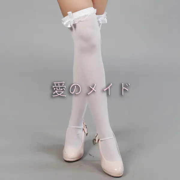 Remrem Ram Cosplay Maid Dress Large Size White Black - Image 2
