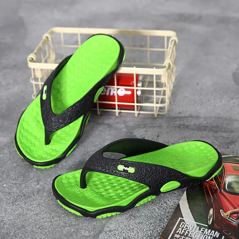 Men's Black EVA Non-Slip Flip Flops Summer