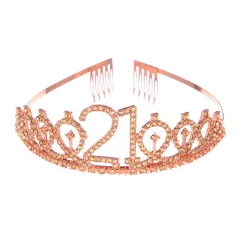 Crystal Birthday Queen Headband Pink Sparkly Hairband — feature 32