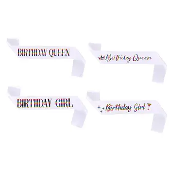 Crystal Birthday Queen Headband Pink Sparkly Hairband — feature 39
