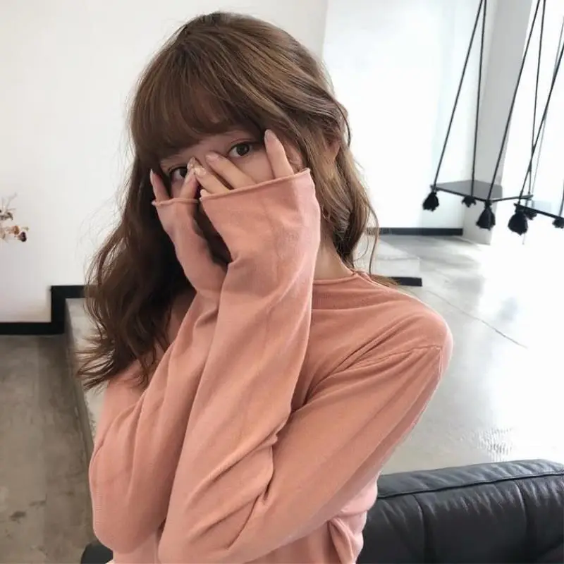 Women's Yellow Turtleneck Sweater Large Winter Wear — feature 8