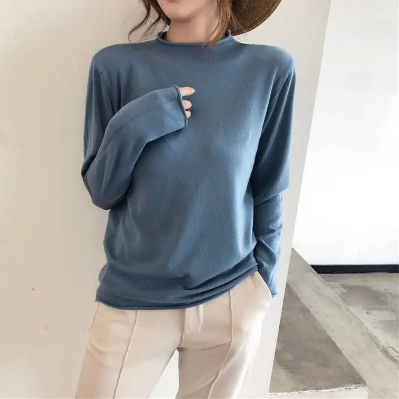 Women's Yellow Turtleneck Sweater Large Winter Wear — feature 9