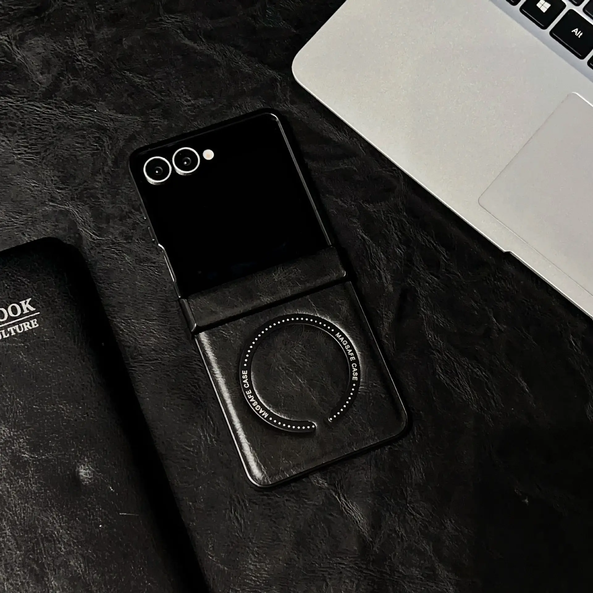 Retro Leather Magnetic Foldable Phone Case for Men Women - Image 8