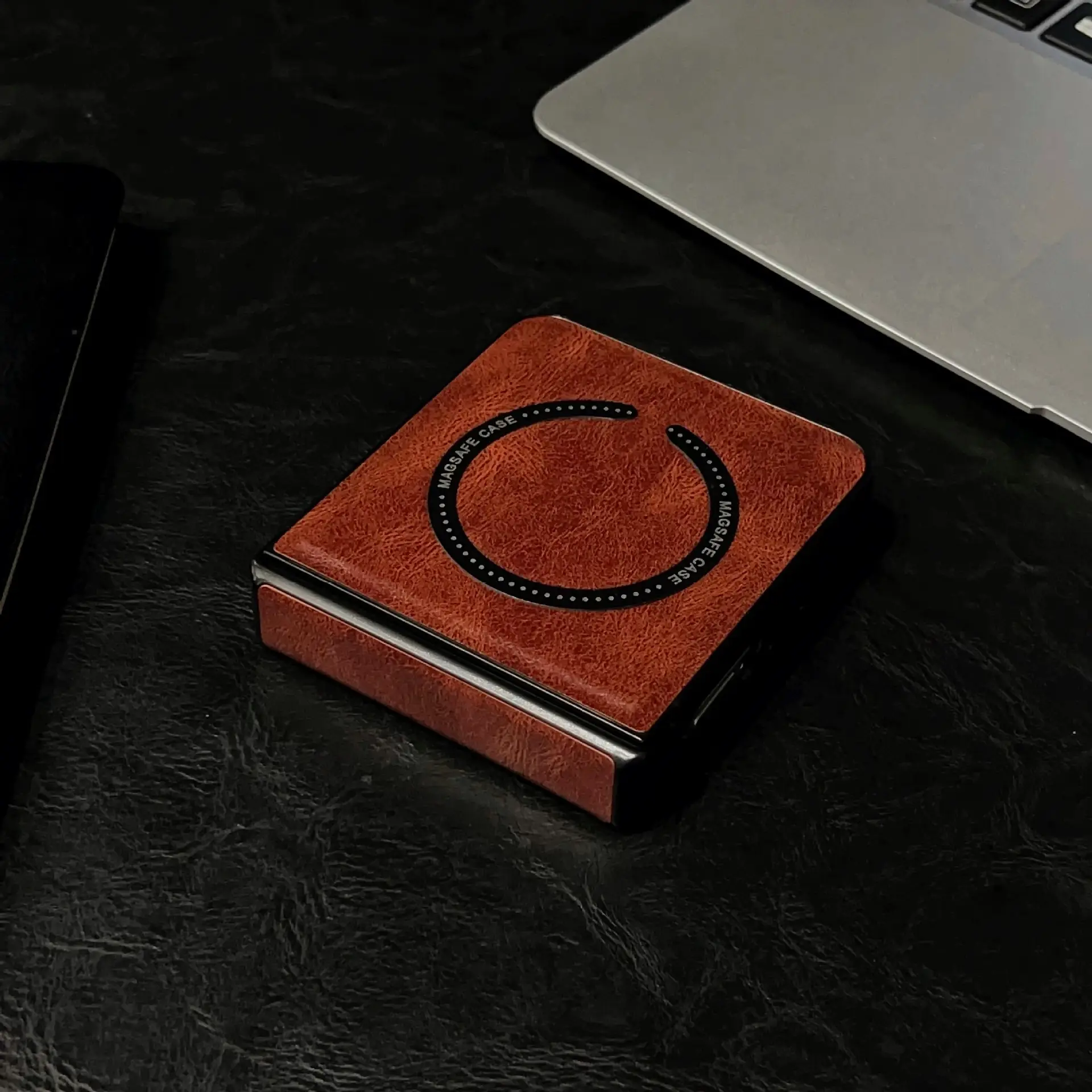 Retro Leather Magnetic Foldable Phone Case for Men Women — feature 10